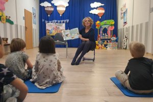 Na zdjęciu dzieci w czasie zajęć.