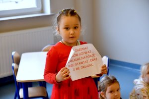 Na zdjęciu dzieci w czasie zajęć.