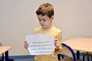 Na zdjęciu dzieci w czasie zajęć.