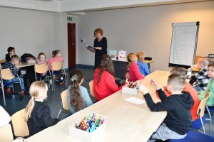 Na zdjęciu dzieci w czasie zajęć.