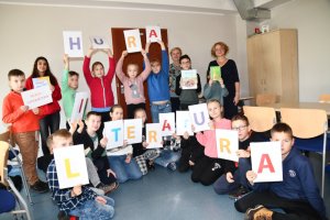 Na zdjęciu dzieci w czasie zajęć.