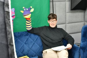 Na zdjęciu Bibliuś I Woluminka.