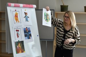 Na zdjęciu dzieci w czasie zajęć.