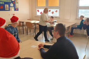 Na zdjęciu dzieci w czasie zajęć.