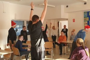 Na zdjęciu dzieci w czasie zajęć.