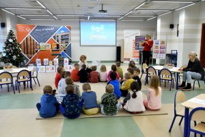 Na zdjęciu dzieci w czasie zajęć.