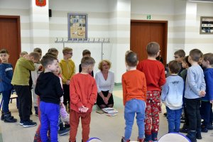 Na zdjęciu dzieci w czasie zajęć.