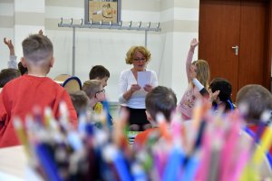 Na zdjęciu dzieci w czasie zajęć.