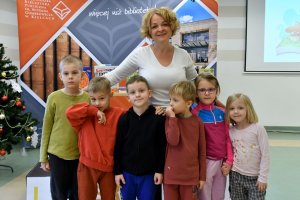 Na zdjęciu dzieci w czasie zajęć.