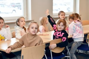 Na zdjęciu dzieci w czasie zajęć.