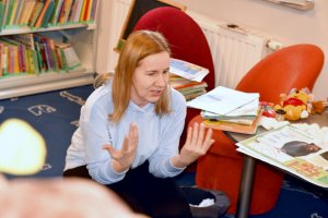 Na zdjęciu dzieci w czasie zajęć.