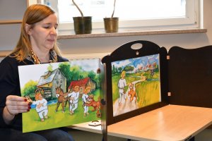 Na zdjęciu dzieci w czasie zajęć.