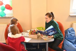 Na zdjęciu dzieci w czasie zajęć.