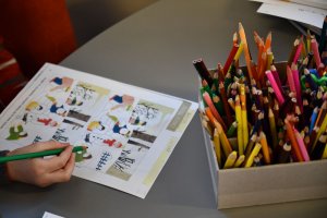 Na zdjęciu dzieci w czasie zajęć.