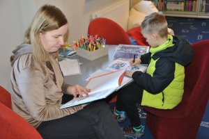 Na zdjęciu dzieci w czasie zajęć.