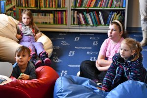 Na zdjęciu dzieci w czasie zajęć.