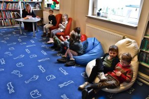 Na zdjęciu dzieci w czasie zajęć.