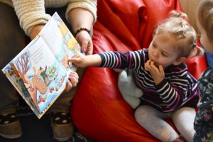 Na zdjęciu dzieci w czasie zajęć.