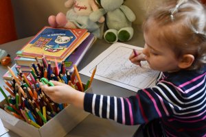 Na zdjęciu dzieci w czasie zajęć.