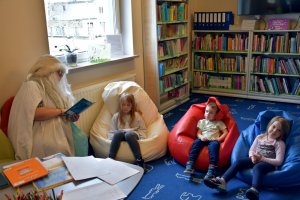 Na zdjęciu dzieci w czasie zajęć.