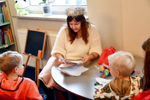 Na zdjęciu dzieci w czasie zajęć.