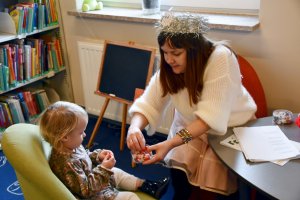 Na zdjęciu dzieci w czasie zajęć.