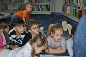 Na zdjęciu dzieci w czasie zajęć.