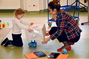 Na zdjęciu dzieci w czasie zajęć.