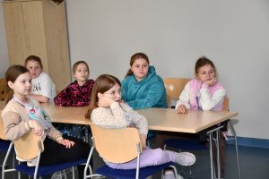 Na zdjęciu dzieci w czasie zajęć.