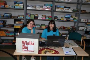 Na zdjęciu uczestnicy Wielkiego Boju Planszówkowego.