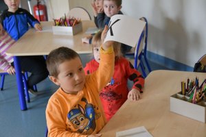 Na zdjęciu dzieci w czasie zajęć.