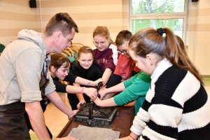 Na zdjęciu uczestnicy warsztatów.