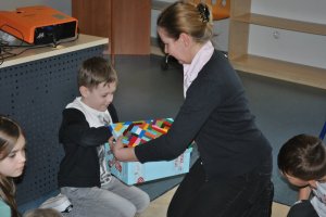 Na zdjęciu dzieci w czasie zajęć.