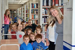 Na zdjęciu dzieci w czasie zajęć.