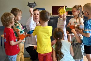 Na zdjęciu dzieci w czasie zajęć.