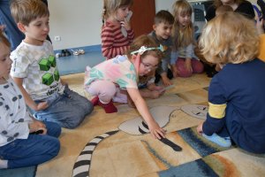 Na zdjęciu dzieci w czasie zajęć.