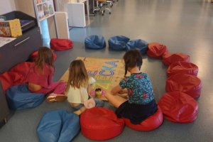 Na zdjęciu dzieci w czasie zajęć.