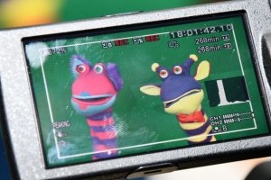 Na zdjęciu Bibliuś i Woluminka.