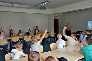 Na zdjęciu dzieci w czasie zajęć.