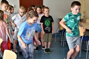 Na zdjęciu dzieci w czasie zajęć.