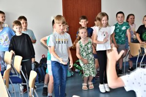 Na zdjęciu dzieci w czasie zajęć.