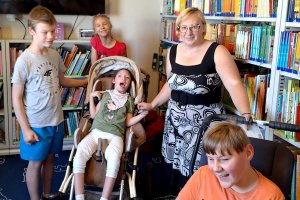 Na zdjęciu dzieci w czasie zajęć.