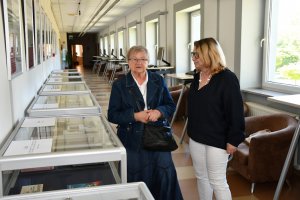 Na zdjęciu elementy wystawy.