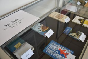 Na zdjęciu elementy wystawy.