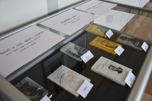 Na zdjęciu elementy wystawy.