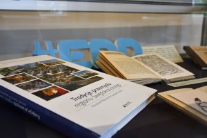 Na zdjęciu elementy wystawy.