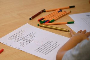 Na zdjęciu prowadząca spotkanie bibliotekarka.Na zdjęciu prowadząca spotkanie bibliotekarka.