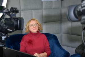 Na zdjęciu Bibliuś i Woluminka.