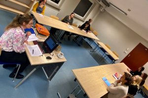 Na zdjęciu uczestnicy warsztatów.