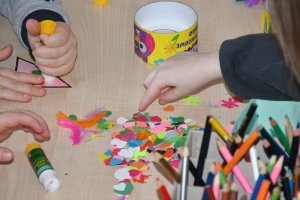 Na zdjęciu dzieci w czasie zajęć.